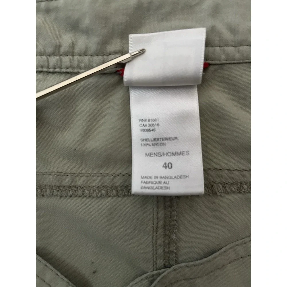 The North Face Chino Hiking Pants Men's Size 40x29 Beige Straight Leg Outdoors